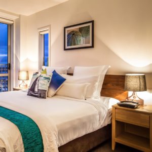 Hero Bedroom Tower Suite low res Stay Auckland Tower Suite